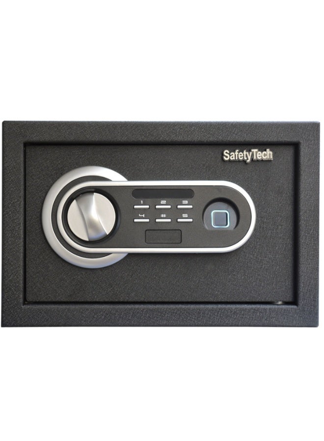 Safety Tech Biometric Fingerprint Personal Safe with 2 Emergency Keys and Two-Factor Authentication, 31*20*20 - Image 1