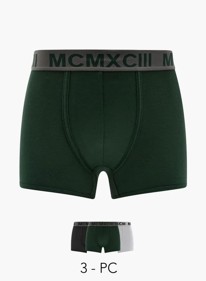 Splash FAV Men Hipster Trunks - Pack of 3