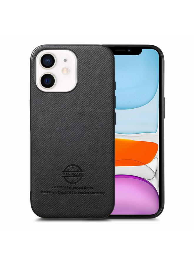 S-TOP Case For iPhone 11 Twill Fabric Leather Skin Back Phone Case - Image 1