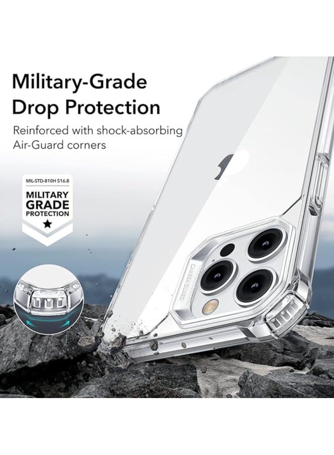 MYK iPhone 15 Pro Max Case, Compatible with MagSafe, Shockproof Military-Grade Protection, Yellowing Resistant, Scratch-Resistant Back, Ultra Slim, Magnetic Magsafe Cover for 15 Pro Max 6.7inch Clear - Image 3