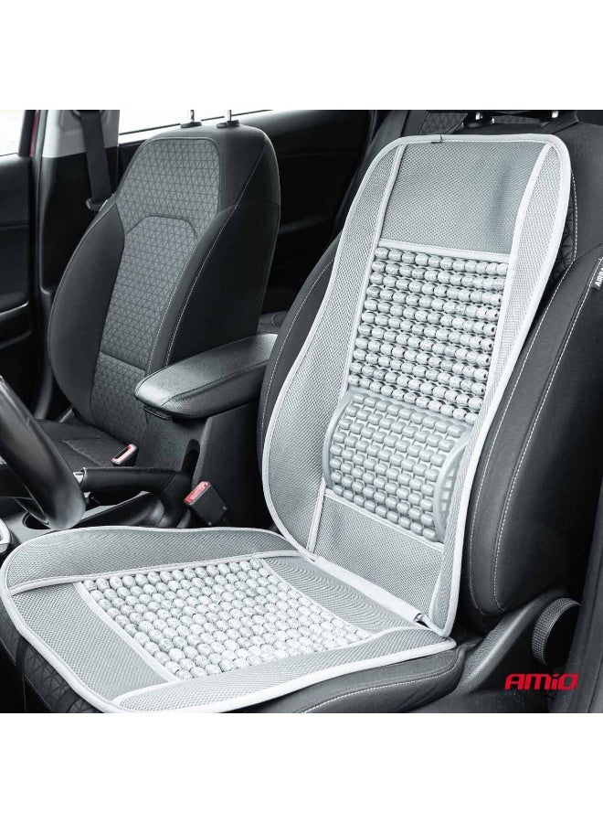 AMIO Car Seat Cushion with Lumbar Support – Breathable Cooling Mat for Comfortable Driving - Image 2