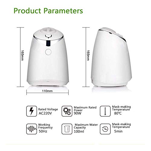Cimenn Face Mask Machine, Intelligent DIY Facial Mask Maker for Collagen Fruit Vegetable Automatic Face Cream Making for SPA Face Mask Skin Care - Image 3