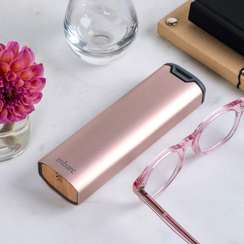 HigherHuman 7 Day Weekly Pill Organizer by mbarc - Premium Stylish Aluminum and Wood Large Capacity Pill Box for Supplements, Pills, Vitamins and Medicine. - Image 5