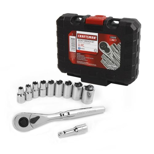 CRAFTSMAN مجموعة مفاتيح ربط كرافتسمان 11 قطعة بوصة - Image 1