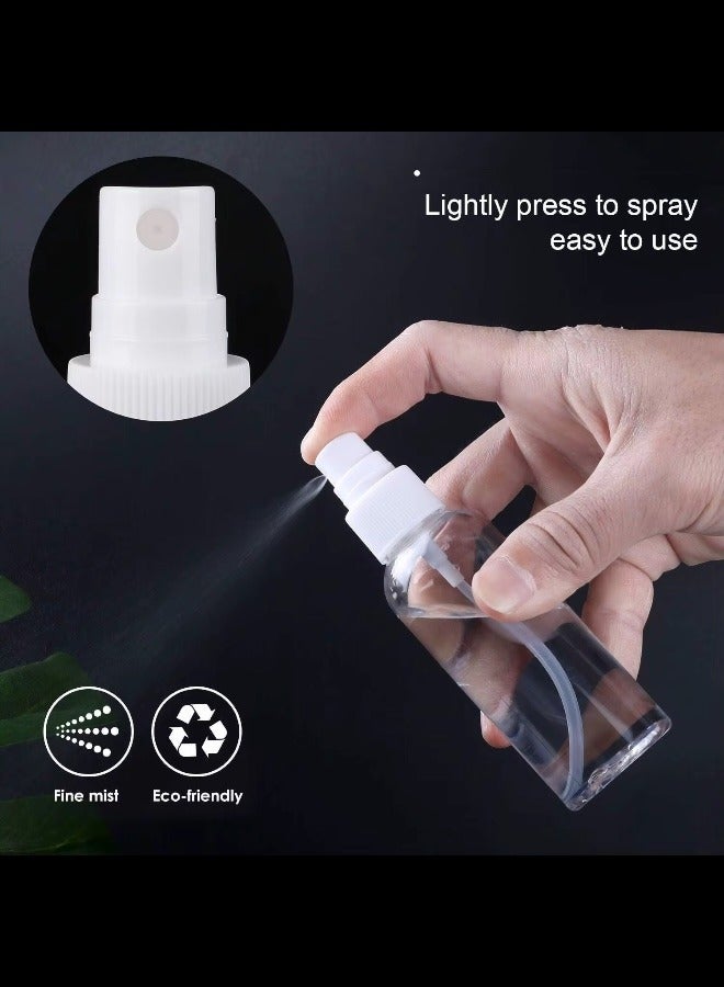 Glowudz Glowudz 12 Pcs Plastic Empty Spray Bottles White 75ml  - Image 5