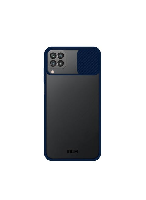 Case Cover For Samsung Galaxy F62/M62 MOFI Xing Dun Series Translucent Frosted PC + TPU Privacy Anti-glare Shockproof All-inclusive Protective Case Blue