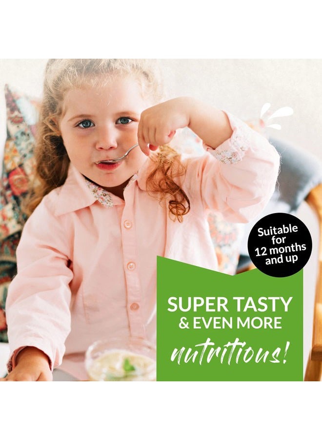Mavella Kids Probiotic Powder Gut Boost – Daily Digestive & Immune Support with Fiber for Children Toddlers, Vanilla flavored Fiber Supplement, Easy Mix for Relief & Health 3.52oz (100g) - Image 4