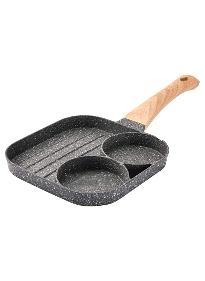 Generic - Egg Frying/Cooking Pan, 2-Cups Non-stick Multipurpose Hamburger Frying Pan cookware Fried Egg,Pancake,Omelette pan - Image 1