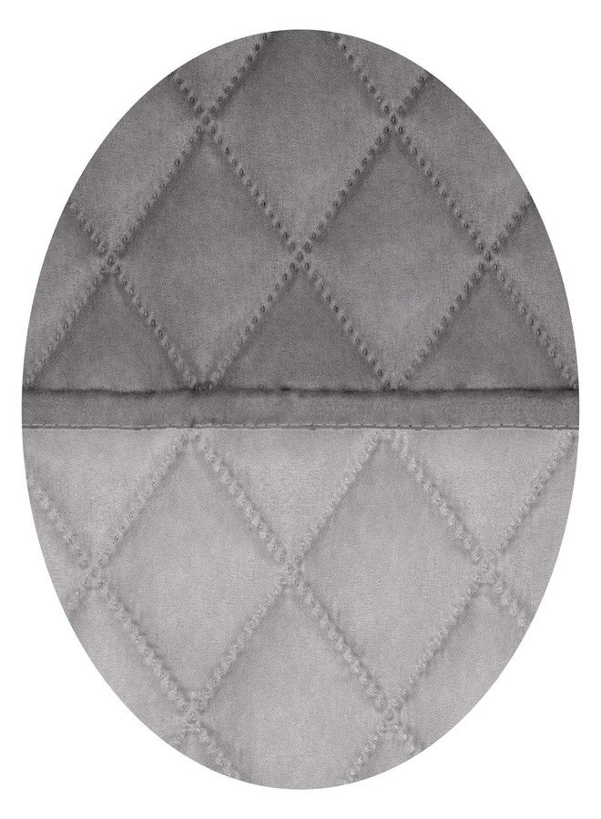 PureFit Reversible Quilted Sofa Cover, Water Resistant Slipcover Furniture Protector, Washable Couch Cover with Non Slip Foam and Elastic Straps for Kids, Dogs, Pets (Chair, Gray/Light Gray) Small - Image 5