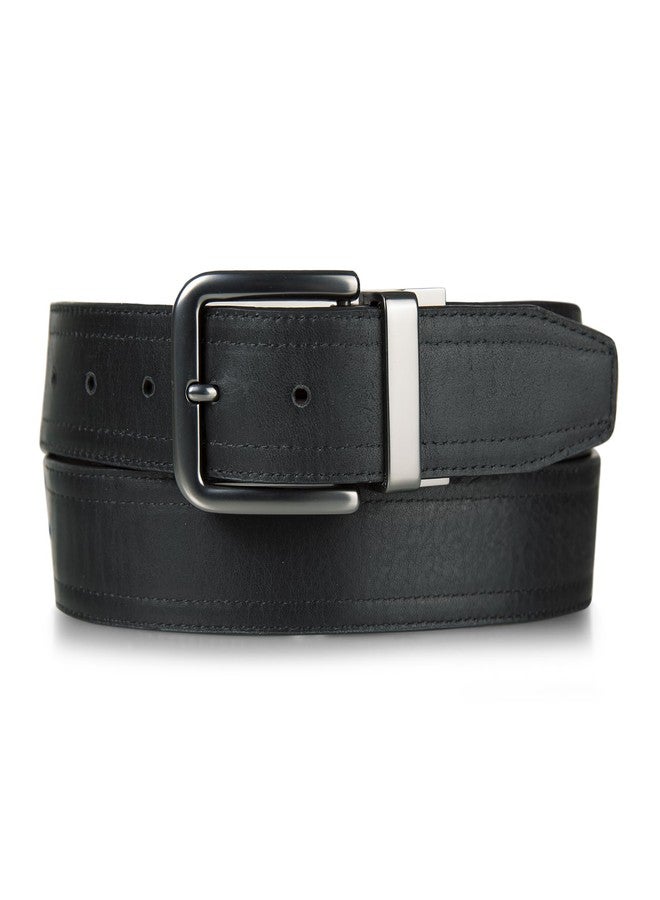 Wolverine Men Rugged Boot Leather Work Belt, Reversible-Black/Brown, 36" - Image 3