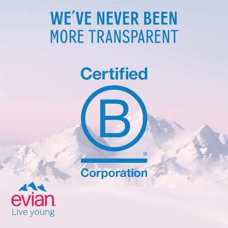 Evian مياه إيفيان المعدنية الطبيعية، زجاجات 330 مل - علبة من 24 - Image 5