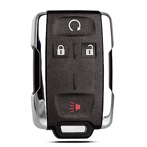 SUPALAND Key Fob Shell Case Replacement Fits for Chevy Silverado Colorado GMC Canyon Sierra 2014 2015 2016 2017 2018 2019 2020 2021 Keyless Entry Remote Control 4 Button Pad Outer Cover M3N-32337100 - Image 1