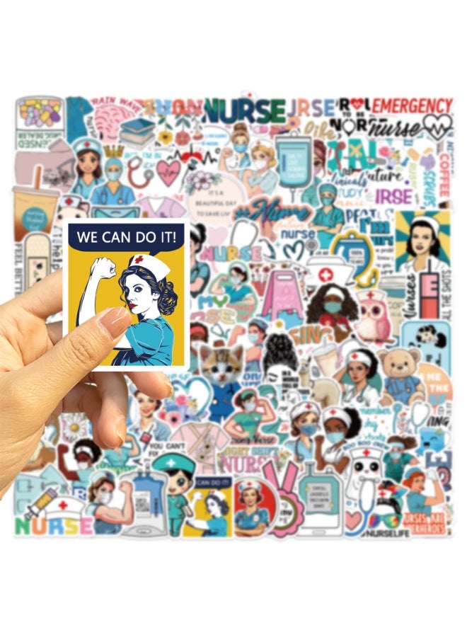 100 PCS Funny Nurse Medical Stickers Nursing Accessories for Nurses Nursing Stickers Healthcare Funny Nurse Gifts - Image 2