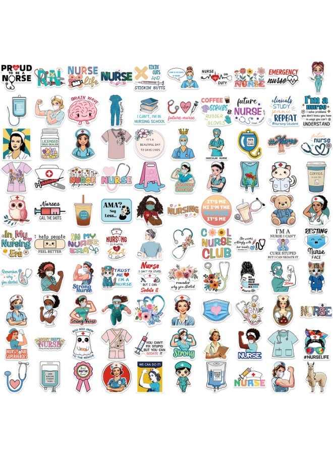 100 PCS Funny Nurse Medical Stickers Nursing Accessories for Nurses Nursing Stickers Healthcare Funny Nurse Gifts - Image 3