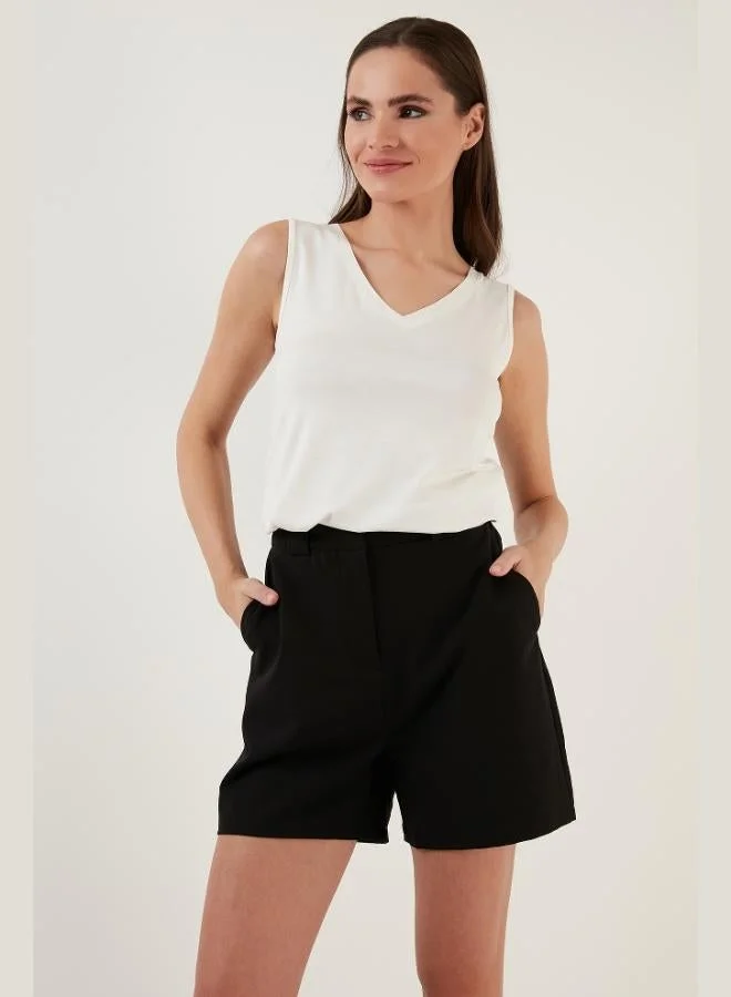 Lela Lela Slim Fit V-Neck Thick Strap 2-Pack Blouse Women's Blouse 5864384S2