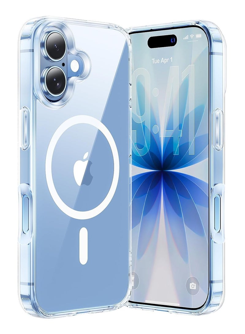 بورتوني جراب iPhone 17، غطاء مغناطيسي شفاف لهاتف iPhone 17، جراب هاتف واقٍ مضاد للخدش والصدمات لهاتف iPhone 17 مقاس 6 بوصات - Image 1