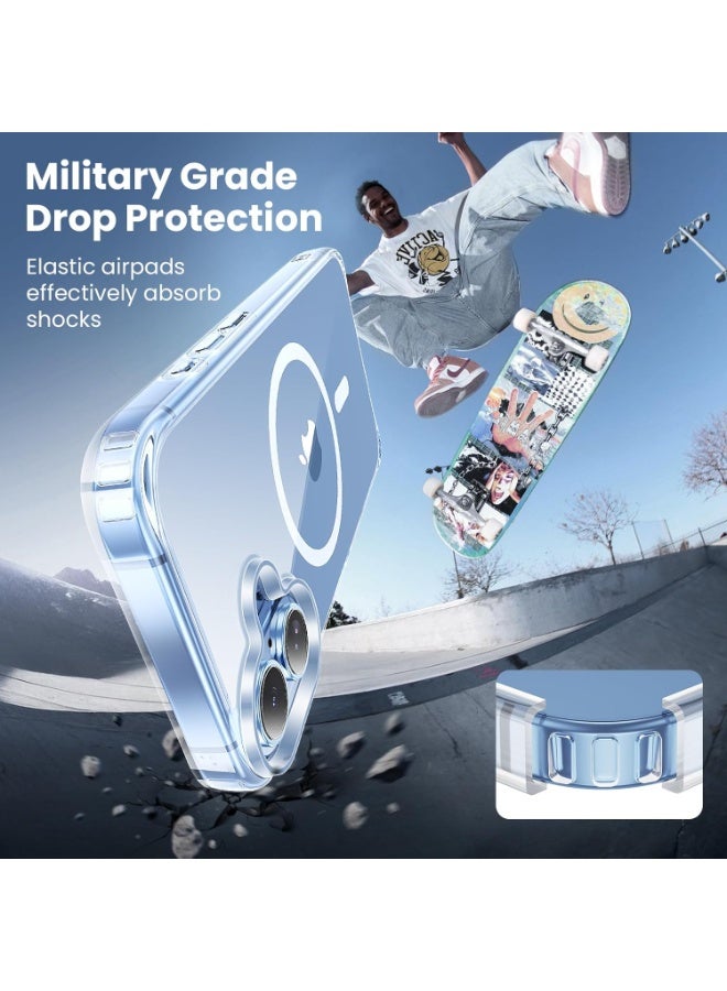 بورتوني جراب iPhone 17، غطاء مغناطيسي شفاف لهاتف iPhone 17، جراب هاتف واقٍ مضاد للخدش والصدمات لهاتف iPhone 17 مقاس 6 بوصات - Image 5