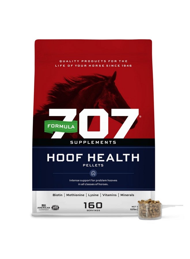 Formula 707 Formula 707 Hoof Health Equine Supplement, 10 lb Bag - 160 Servings - Biotin, Amino Acids, and Minerals to Improve and Support Healthy Horse Hooves  - Image 1