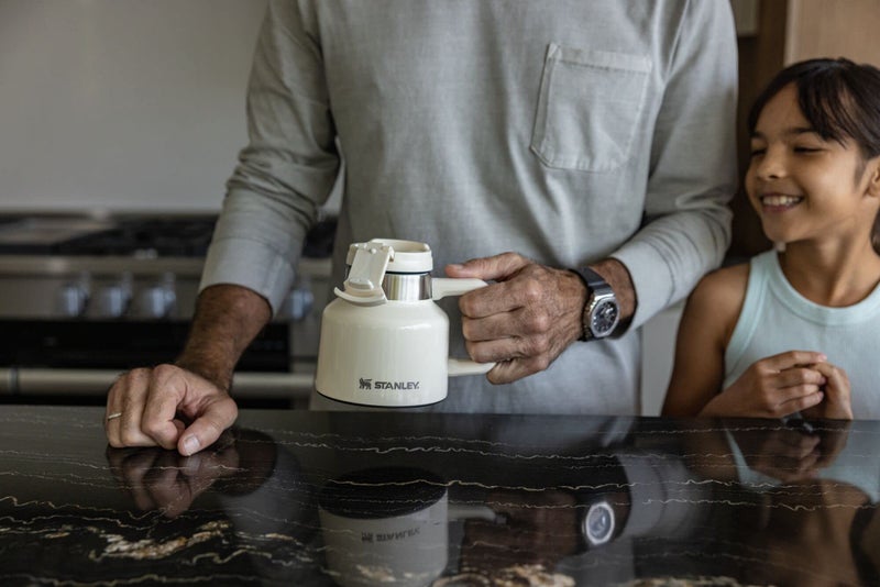 Stanley The Tough-To-Tip Admiral's Mug Hammertone - Non-Spill Coffee Mug, Durable Design for Busy Mornings and Office Hours - 20 Oz - Stainless Steel - Image 3