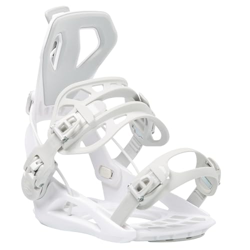 XCMAN Rear Step in Style Snowboard Bindings Lightweight Rear Entry All-Mountain Bindings for Men Women Easy in and Out - Image 1