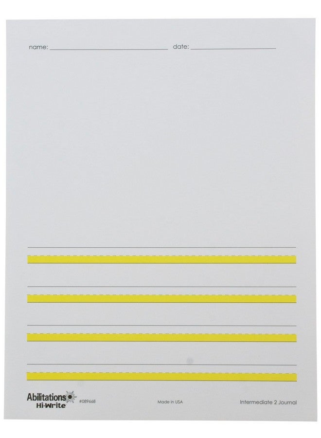 Abilitations 089668 Integrations Hi-Write Journal Paper - Intermediate 2 Paper - 100 Pack - Image 1