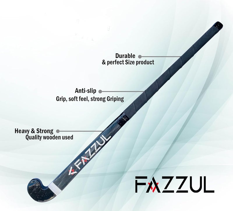 Fazzul Hockey Sticks for Men with Baseball Bat Heavy Duty Practice Beginner Level - Image 4