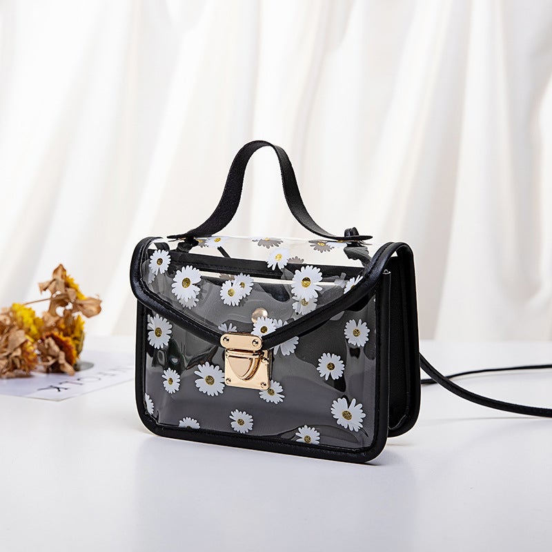 Korean Style Women'S Bags, Small Fresh Girls' Bags, Cute Printed Small Bags, Crossbody Bags, 2024 Japanese And Korean Transparent Women'S Bags - Image 1