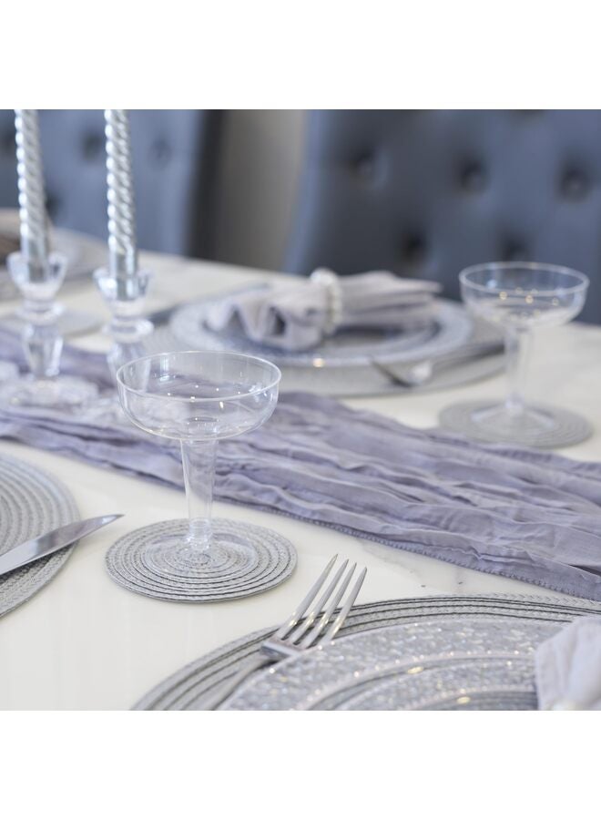 36 قطعة من أكواب مارتيني البلاستيكية الشفافة، وأكواب مارغريتا بلاستيكية للاستخدام مرة واحدة سعة 7 أونصات، وكأس شمبانيا بلاستيكي، وكوب كوكتيل للحفلات وليلة التاكو ومستلزمات الحفلات ذات الطابع المكسيكي - Image 5