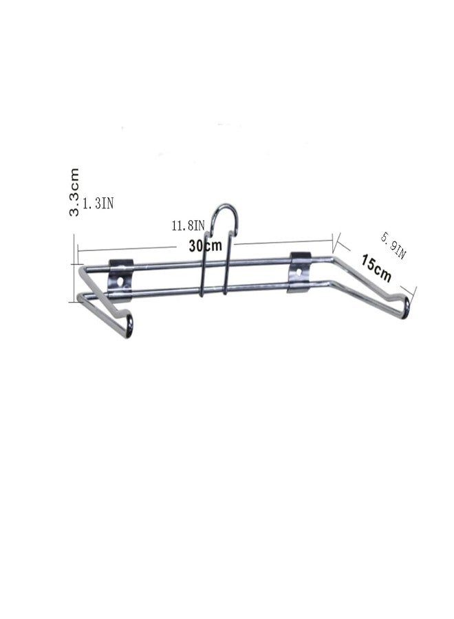 TEMIREN T-shirt grocery store plastic bag holder shopping bag dispenser supermarket 2 pieces for restaurant, business, office, home, kitchen - Image 3