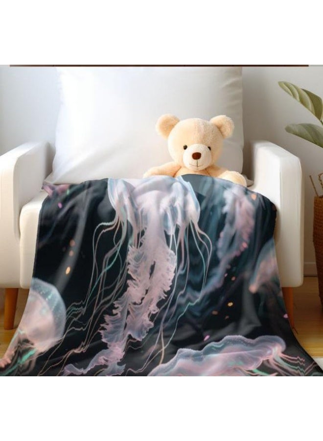 عام بطانية رقيقة من الفانيلا الكرتونية للأطفال والرضع (دافئة ومريحة، ومناسبة للنوم والألعاب) 70 سم * 100 سم - Image 4