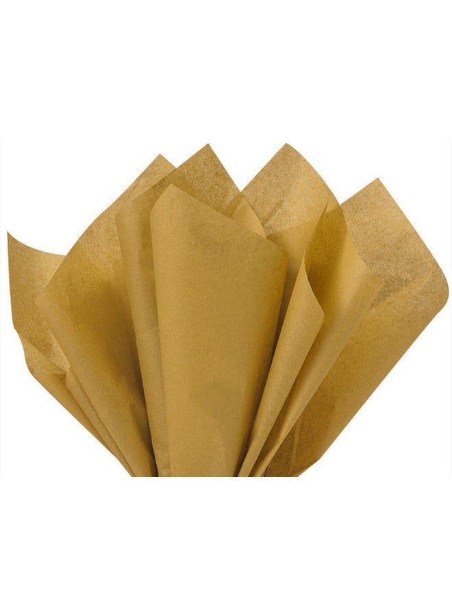 A1 Bakery Supplies Antique Gold Tissue Paper 15 inch x 20 inch 100 Sheets Premium Gift wrap Paper - Image 1