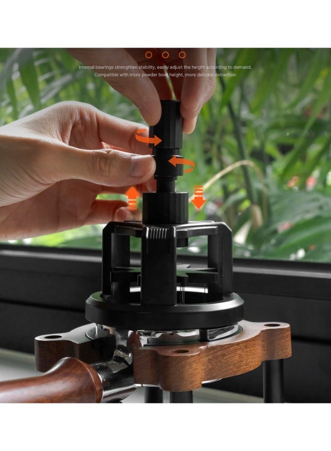 Magnetic Espresso Distribution Tool — 58mm Adjustable Distributor with Magnetic Quick-Release, Single-Piece Design for Home & Professional Baristas - Image 4