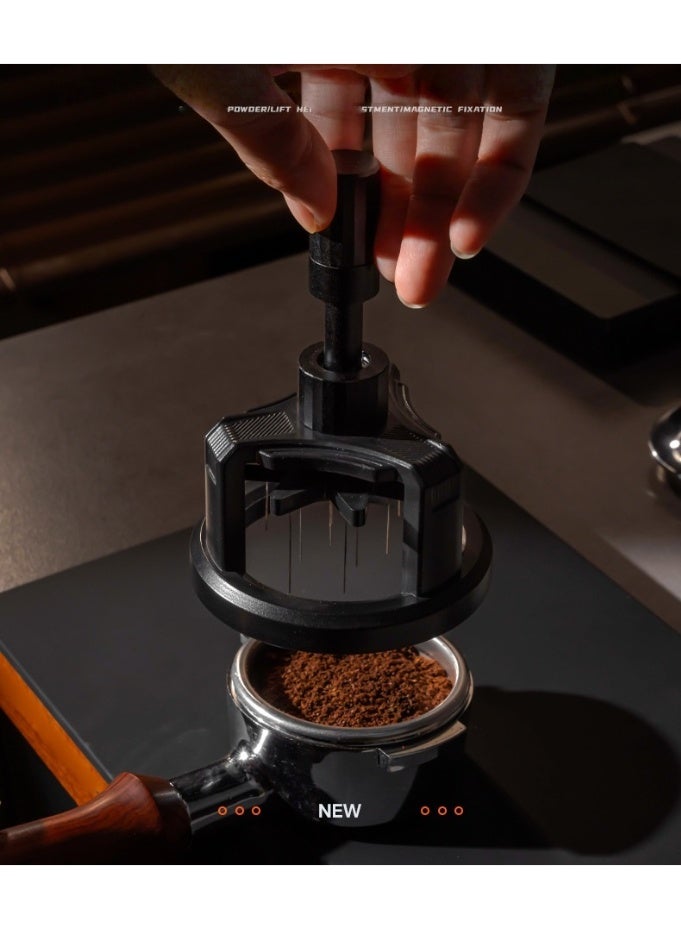 Magnetic Espresso Distribution Tool — 58mm Adjustable Distributor with Magnetic Quick-Release, Single-Piece Design for Home & Professional Baristas - Image 1