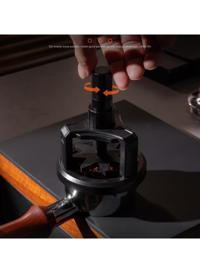Magnetic Espresso Distribution Tool — 58mm Adjustable Distributor with Magnetic Quick-Release, Single-Piece Design for Home & Professional Baristas - Image 3