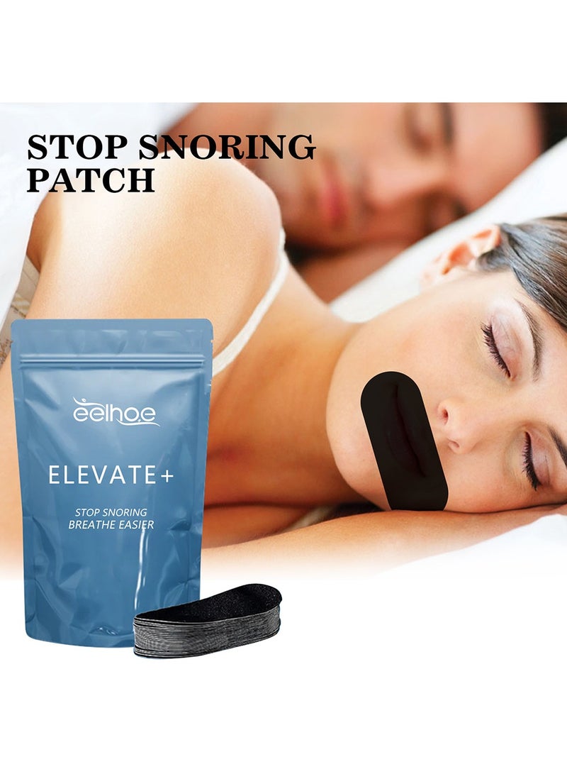 إيلهو 30 Pcs Stop Snoring Breathe Easier Patch, Super Anti Snoring Solution for Men and Women, Clear the Way to Breathe Better Air, Reduce Snoring, Relieve Nasal Congestion Caused By Colds and Allergies - Image 1