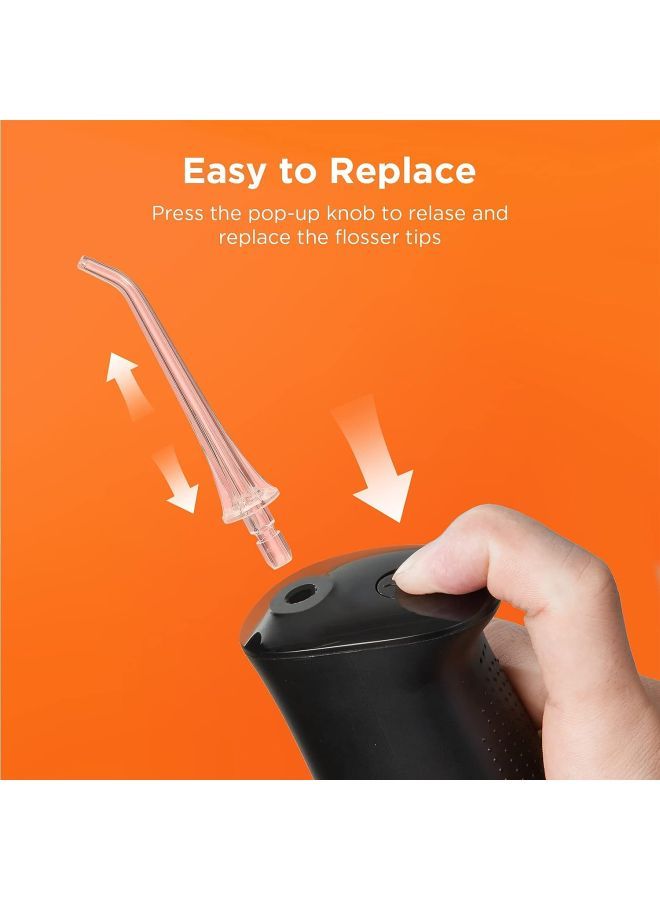 Bitvae Water Dental flosser for Teeth, Cordless Water Teeth Cleaner Picks, IPX7 Waterproof Water Flosser, 3 Modes 6 Jet Tips, USB Rechargeable Water Dental Picks for Cleaning - Image 2