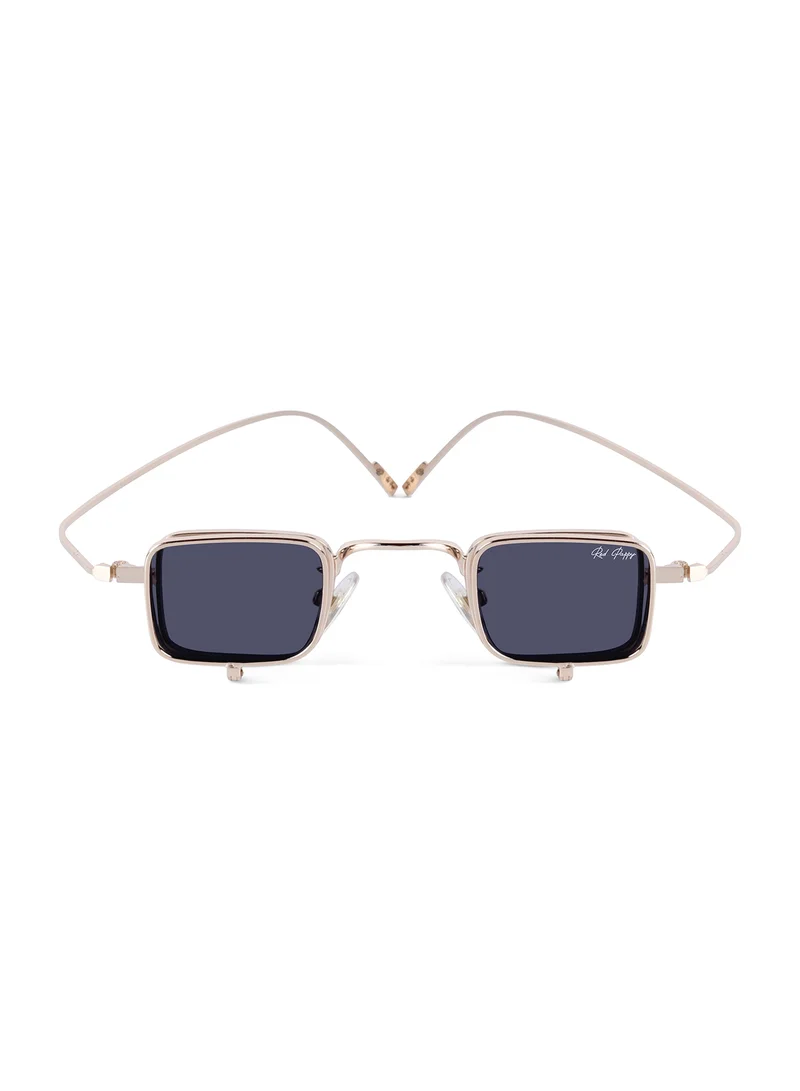 Woggles 100% UV Protected Black Rectangle Sunglasses