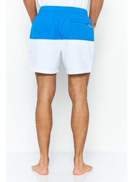 DKNY Men Brand Logo Board Short, Blue  - Image 4