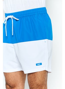 DKNY Men Brand Logo Board Short, Blue  - Image 3