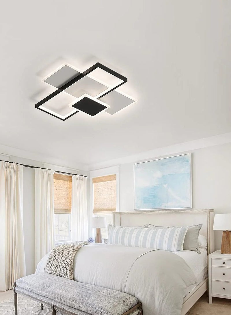 Goeco Modern LED Ceiling Light, 2700K-6500K Dimmable LED Ceiling Light with Remote Control - Image 2