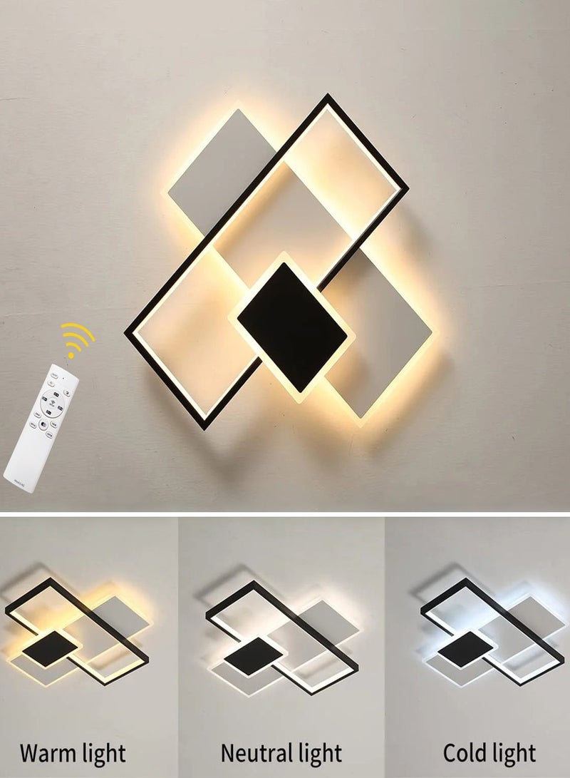 Goeco Modern LED Ceiling Light, 2700K-6500K Dimmable LED Ceiling Light with Remote Control - Image 3