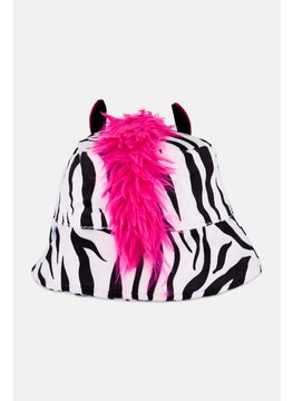 Squishmallows Kids Girl Tracey Novelty Bucket Hat, White  - Image 2