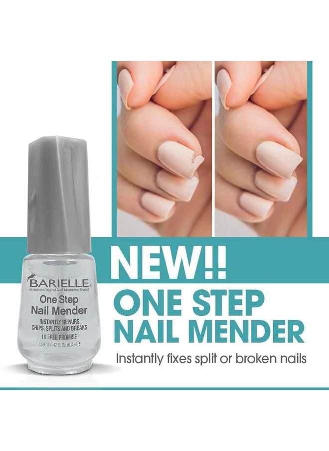BARIELLE - One Step Nail Mender .47 Oz. (Pack Of 2) Repairs Split Chipped And Damaged Nails - Image 1