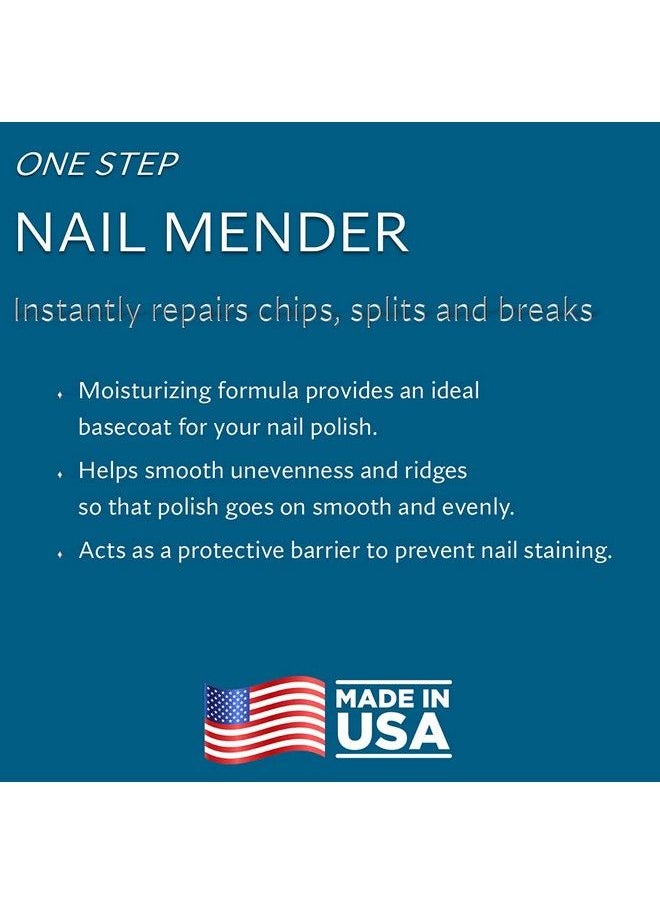 BARIELLE - One Step Nail Mender .47 Oz. (Pack Of 2) Repairs Split Chipped And Damaged Nails - Image 1