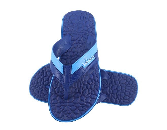 BAHAMAS Men's Flip Flops BHG-257 Navy Blue & Sky | Lightweight Comfortable Daily Use Slippers for Gents | Anti-Slip Sole (Blue, UK Footwear Size System, Adult, Men, Numeric, Medium, 7) - Image 2