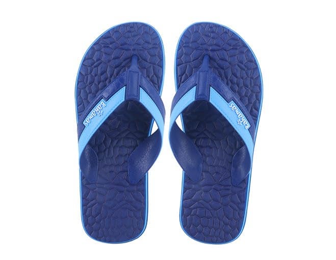 BAHAMAS Men's Flip Flops BHG-257 Navy Blue & Sky | Lightweight Comfortable Daily Use Slippers for Gents | Anti-Slip Sole (Blue, UK Footwear Size System, Adult, Men, Numeric, Medium, 7) - Image 4