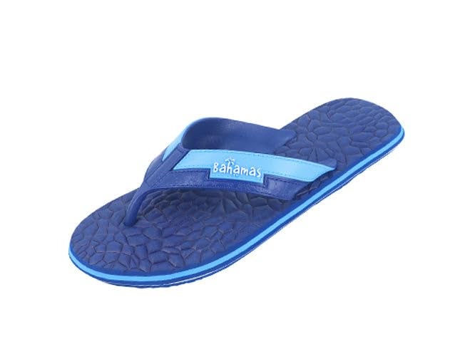 BAHAMAS Men's Flip Flops BHG-257 Navy Blue & Sky | Lightweight Comfortable Daily Use Slippers for Gents | Anti-Slip Sole (Blue, UK Footwear Size System, Adult, Men, Numeric, Medium, 7) - Image 1