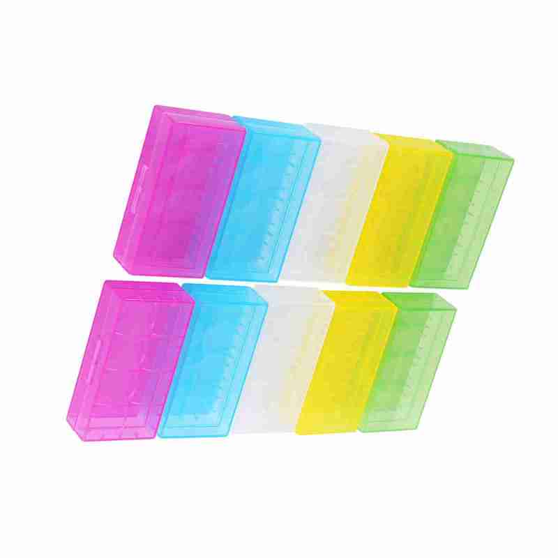 18650 Battery Case 2-Slot Plastic Holder - Organized Storage Box With Limit Slot Combine in Row for Travel Camping Home - Image 3