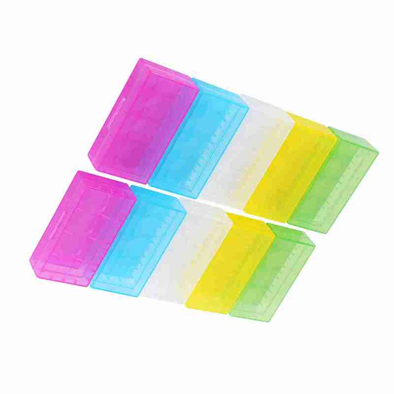 18650 Battery Case 2-Slot Plastic Holder - Organized Storage Box With Limit Slot Combine in Row for Travel Camping Home - Image 2