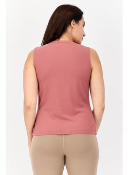 Reebok Women Sportswear Fit Sleeveless Outdoor Tank Top, Mauve  - Image 3